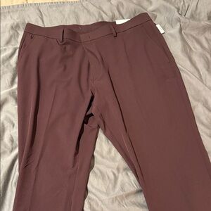 Tommy Hilfiger Men's Maroon Dress Trousers